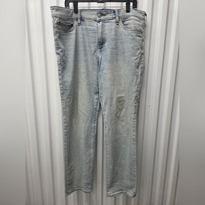Express Light Blue Straight Men Jeans